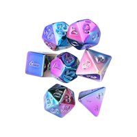 Bothyi - Juego De Dados Poliédricos De 7 Uds., Accesorios De Juego Para Favores De Fiesta, Juego De Mesa Violeta