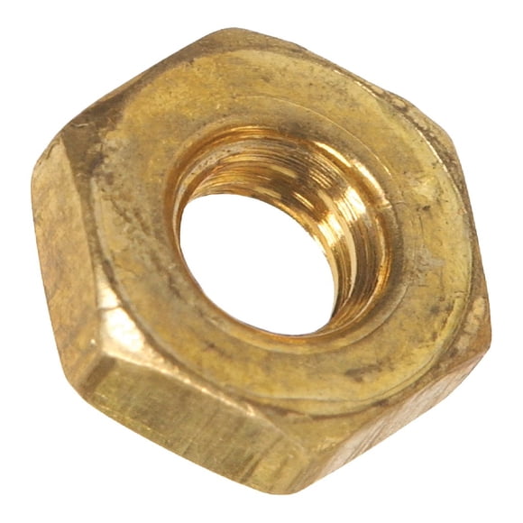 Nuts Hillman 140051 6-32 Tuercas Hexagonales de Máquina de Latón Paquete de 100