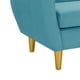 thumbnail image 3 of Sofa Bote 1c Felpa 01 Turquesa, 3 of 6