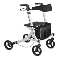 Genérico - Andador Burrito 4 Ruedas Plegable Con Asiento Adulto Mayor 1005E