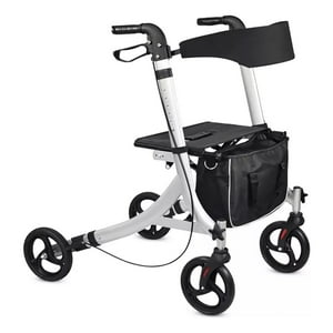 Genérico - Andador Burrito 4 Ruedas Plegable Con Asiento Adulto Mayor 1005E