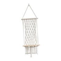 Magideal - Estante De Pared Para Tapiz, Estante De Exhibición De Pared, Almacenamiento Fácil De Usar, Decoración Del Hogar, Estante Colgante De Madera, Estante