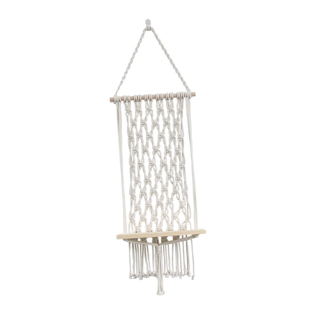 Estante de pared para tapiz, estante de exhibición de pared, almacenamiento fácil de usar, decoración del hogar, estante colgante de madera, estante