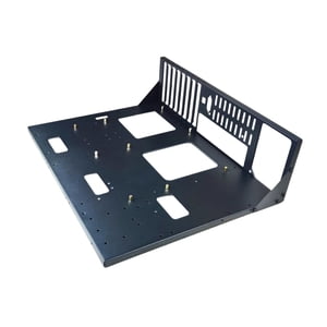 Magideal - Abrir Chasis Estante De Casos Computadora Abre Accesorios De Placas Base De Placa Base Con Marco De Chasis De La Computadora Del Orificio De Enrutamie