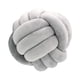 thumbnail image 5 of Nudo Almohada Bola Grueso Cómodo Almohadas Anudadas Para Sala De Estar Hogar Sofá Gris Claro, 5 of 5