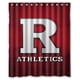 thumbnail image 1 of Cortina de ducha Rutgers Scarlet Knights, juego de cortina de baño con ganchos, tamaño 60 x 72 pulgadas, 1 of 3