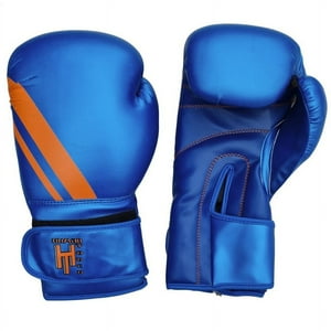 Human Touch - Guantes Box H.Touch Entrenamiento 10Oz Azul Flour C/Velcro