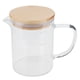 thumbnail image 2 of Taza medidora de vidrio de borosilicato con tapa, resistente al calor, para hotel, restaurante y hogar (350 ml), 2 of 8