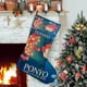 thumbnail image 1 of Ponyo en el Acantilado Tema: Calcetines de Navidad, fino lino blanco para colgar en escaleras y chimenea, decoración navideña para el hogar, regalo de Navidad.54cm×38cm, 1 of 5
