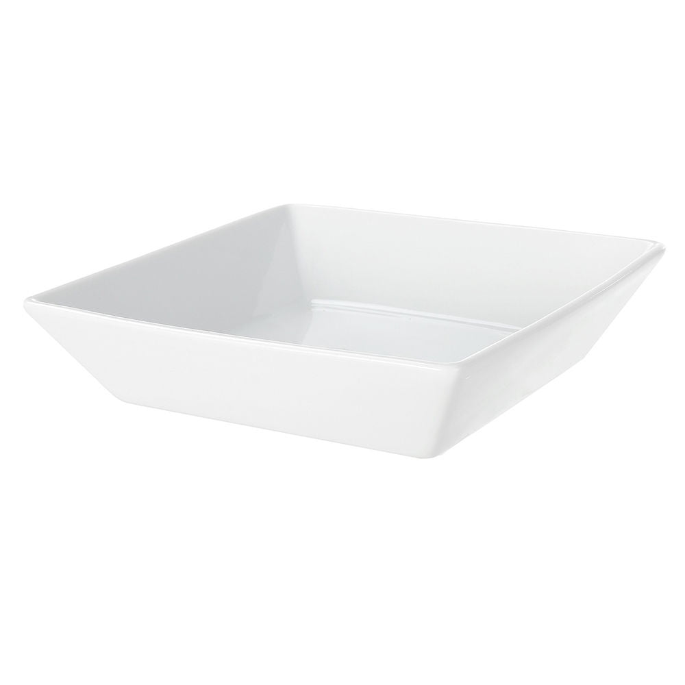 Plato Cuadrado Hondo 1 Pieza Blanco Loza 1 Un Mainstays