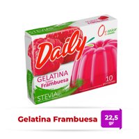 Gelatina Diet Sabor Frambuesa Caja 22.5 G Daily