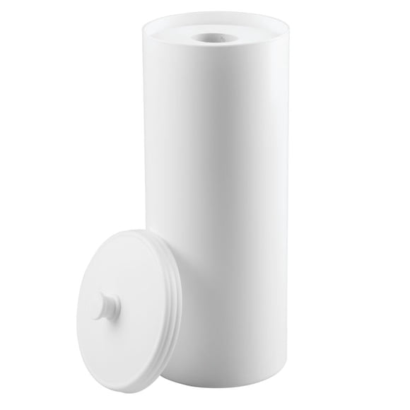 Portarrollos de papel higiénico InterDesign The Kent Collection, color blanco