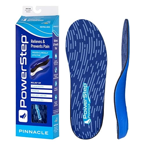 Plantilla Powerstep Pinnacle Blue Para Hombre, Talla 12-13