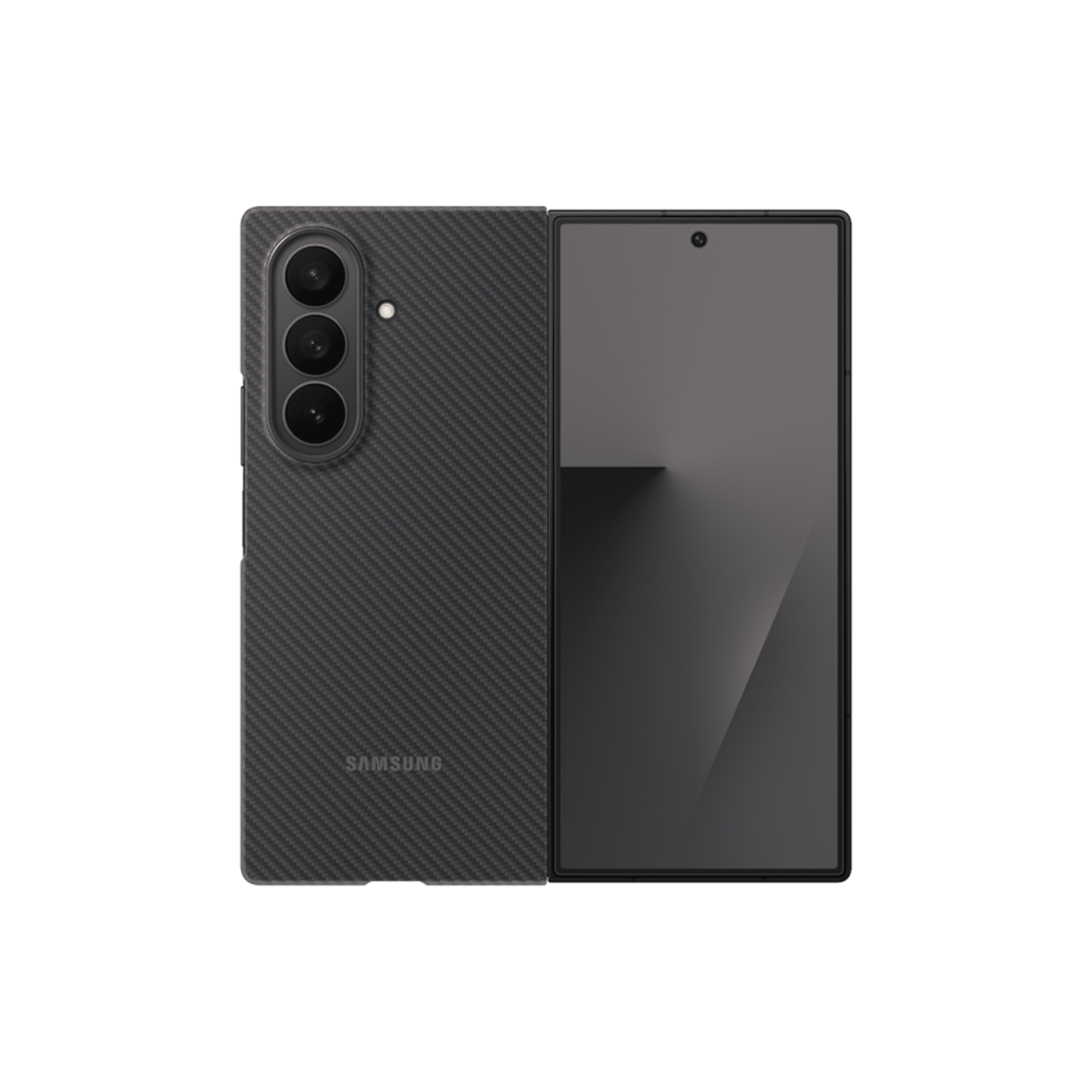 Samsung - Carcasa Carbono Galaxy Z Fold7 Negro