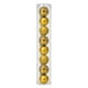 thumbnail image 1 of 8 Esferas Navideñas Bambalinas 8 Cm Dorado Bolas Decoracion, 1 of 3