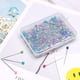 thumbnail image 3 of Alfileres de costura iminoo 200 piezas multicolor 3,8 cm manualidades, 3 of 6