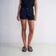 thumbnail image 1 of Short Mujer Recto Lavado Negro Ellus, 1 of 3