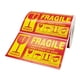thumbnail image 1 of Mango de cinta de marcado frágil con cuidado, etiqueta adhesiva de advertencia frágil impresa para sellar caja de envío, suministros de caja de cartón, 1 of 5