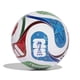 thumbnail image 1 of Balón de fútbol Adidas unisex para adultos de la Liga de la Copa Mundial, blanco/azul real del equipo, azul solar/rojo intenso, 5, 1 of 4