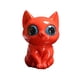 thumbnail image 5 of Mini Estatua De Gato Estatuilla Escultura De Resina Artesanía Divertida Para Escritorio Oficina Hogar Rojo, 5 of 5