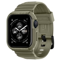 Funda Con Correa Para Apple Watch Spigen Rugged Armor Pro Vintage Khaki De 45 Mm/44 Mm