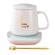 thumbnail image 1 of Juego De Calentador De Café Y Taza, Calentador De Tazas Para Oficina, Viajes, Regalo De Boda, Color Blanco, 1 of 3
