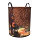 thumbnail image 2 of Camión de Basura Cesta de lavandería de gran capacidad redonda con asa, bolsa para ropa sucia plegable, almacenamiento para dormitorio, baño y lavadero 44x35 cm, 2 of 6