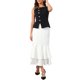thumbnail image 2 of INSPIRE CHIC Falda de Cola de Sirena con Volantes para Mujer, Cintura Alta, Ajustada, Elegante, Faldas de Cóctel 2XL Blanca, 2 of 6