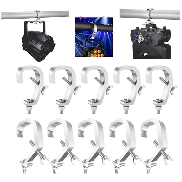 Clamp Soporte Abrazadera De Aluminio Para Iluminacion 10pcs