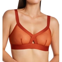 Bralette Dkny Sheer Wirefree Softcup Para Mujer, Color Cobre