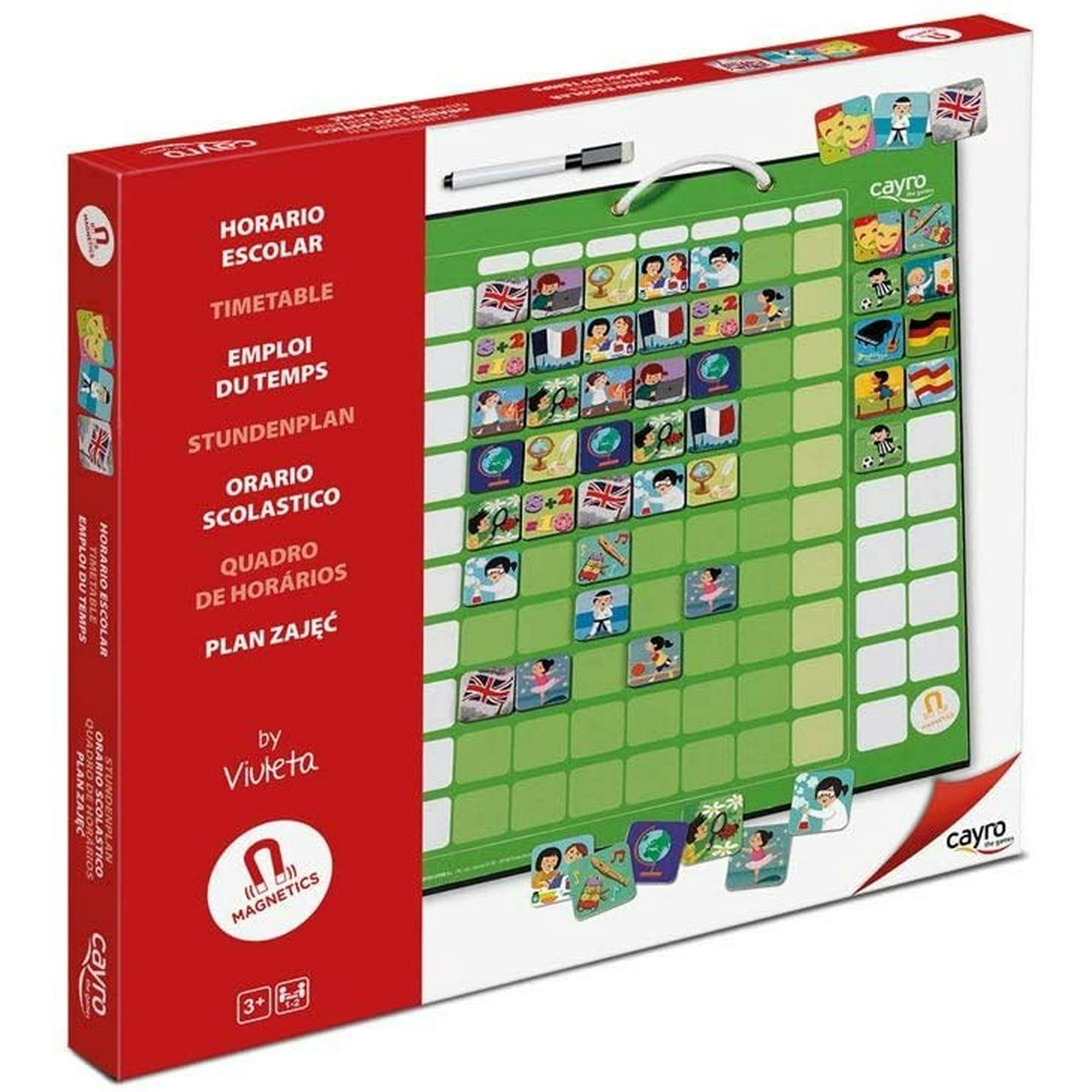 Cayro Games - Cayro The Games Horario Escolar Magnético