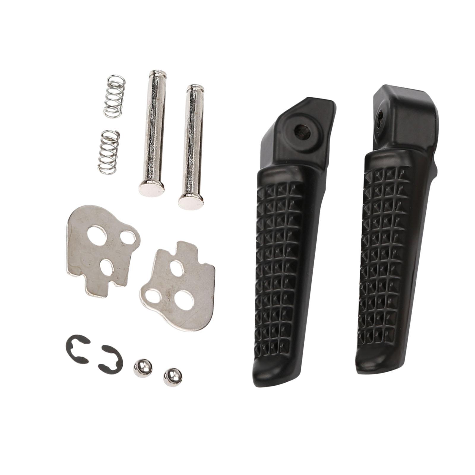 Ioensy - 2X Reposapiés Traseros Para Motocicleta Honda, Juego De Reposapiés Traseros, Color Negro