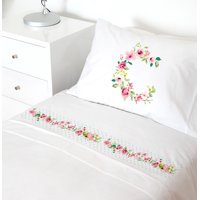 Tuyo Print - Juego De Sábanas 1,5 Pl Letras Vintage C