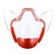 thumbnail image 1 of Protector Facial Transparente Transparente Cubierta Bucal Reutilizable Boca Roja, 1 of 5
