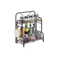 Universal. - Organizador 2 Estantes Especias Multiuso Fijo Metalico