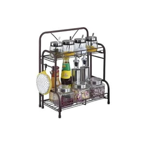 Universal. - Organizador 2 Estantes Especias Multiuso Fijo Metalico
