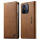 thumbnail image 1 of Funda Billetera de Cuero para [Xiaomi Redmi 12C], Bloqueo RFID, Tarjetas y Soporte Marrón, 1 of 5