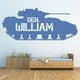 thumbnail image 2 of Decomural Personalised Name Army Tank WS-51004, 2 of 2