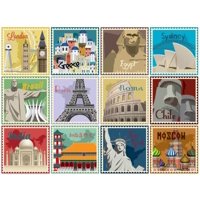 Dekofix - Azulejo Autoadhesivo Decorativo 15X15 Travel