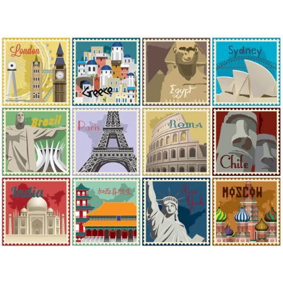 Azulejo autoadhesivo decorativo 15x15 Travel