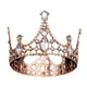 thumbnail image 5 of Diadema Tiaras Tiaras Modernas Tocados Para Fiestas Temáticas Boda Cumpleaños Oro Rosa, 5 of 5