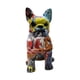 thumbnail image 1 of Graffiti Arte Perro Estatua Perro Arte Estatuilla Escultura Hogar Escritorio Oficina Decoración, 1 of 3