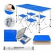 thumbnail image 5 of Pack de Mesa Plegable con 4 Sillas para Camping en color Azul - Mesas y Sillas Portátiles, 5 of 11