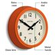 thumbnail image 4 of Reloj de Pared JONES CLOCKS Redondo 27 cm Naranja Vintage Retro, 4 of 5