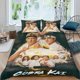 thumbnail image 2 of Cobra Kai Conjunto de sábanas temático, trío de piezas, cómodo y amigable con la piel, diseño único, regalo de decoración para el hogar para familiares, amigos y fans,173cm *218cm, 2 of 6