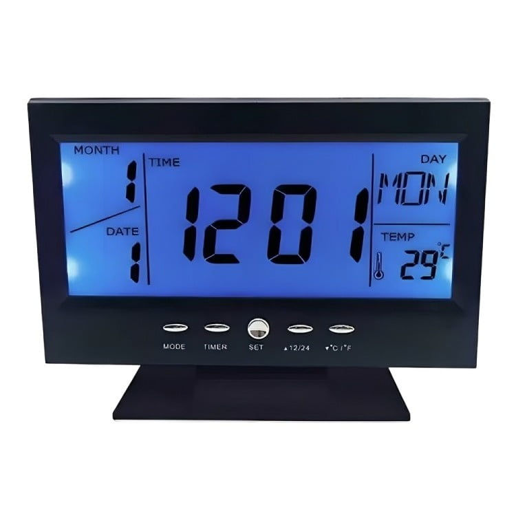 Genérico - Reloj Despertador Digital Pantalla Lcd Led Ds-8082
