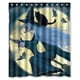 thumbnail image 1 of Cortina de ducha con diseño de gatos, juego de cortinas de baño con ganchos, tamaño 60 x 72 pulgadas, 1 of 3