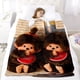 thumbnail image 5 of Monchhichi anti-pilling, suave, ligera, esponjosa y acogedora de lujo para hogar y cocina – Perfecta para niños y adultos,200X150cm, 5 of 6
