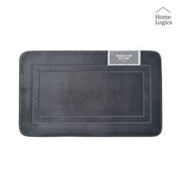 Alfombra Baño Memory Foam Dark Grey 50 X 80 Cm Home Logics 1 Un