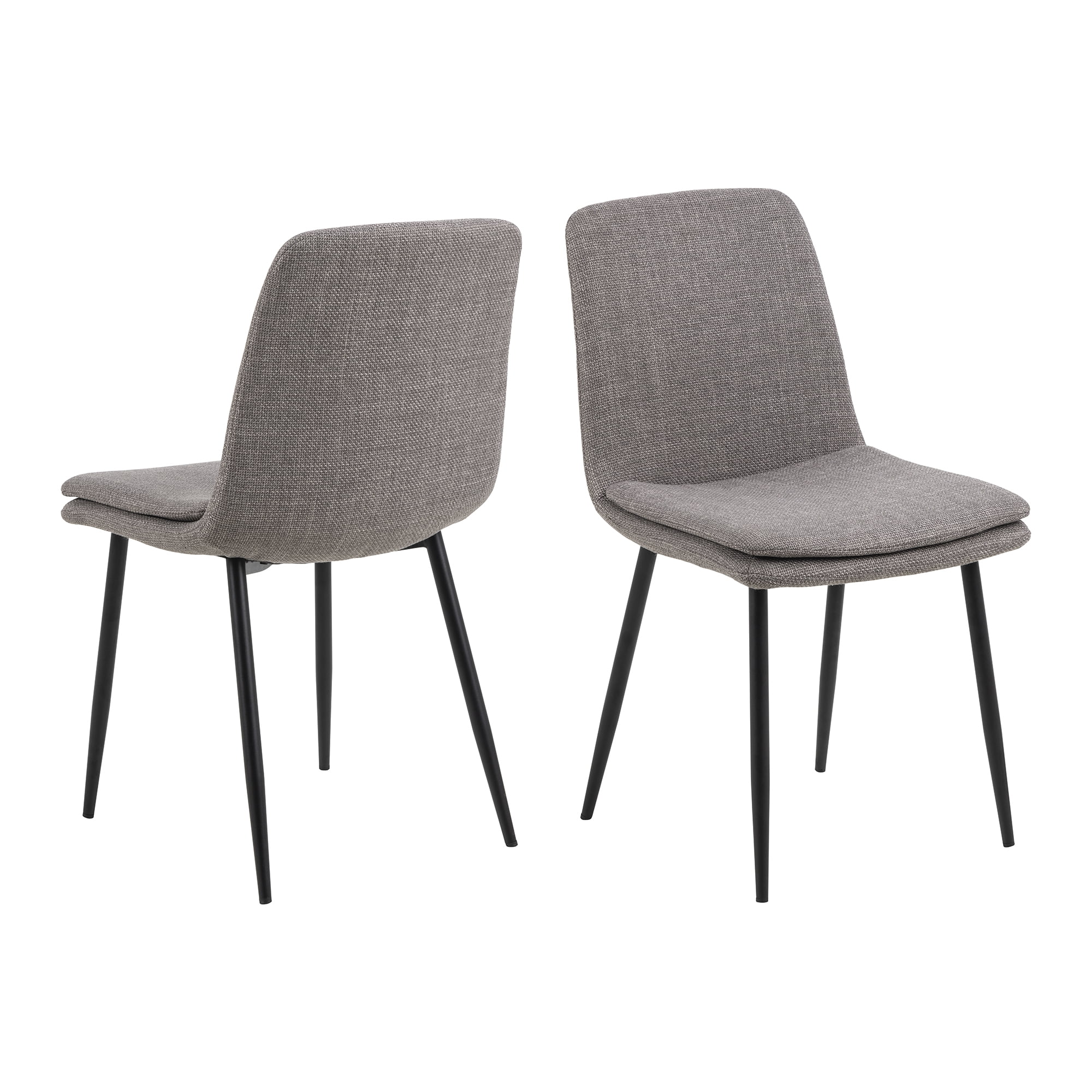 Mirkela - Silla De Comedor Fredda Gris Set De 4 Unidades